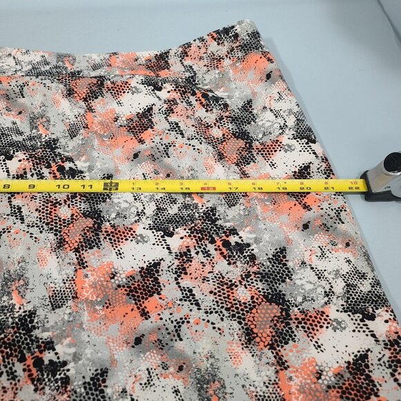 Izod Golf Skort Skirt Coral Camo 18" Women's Size 12 With Pockets - Picture 8 of 9
